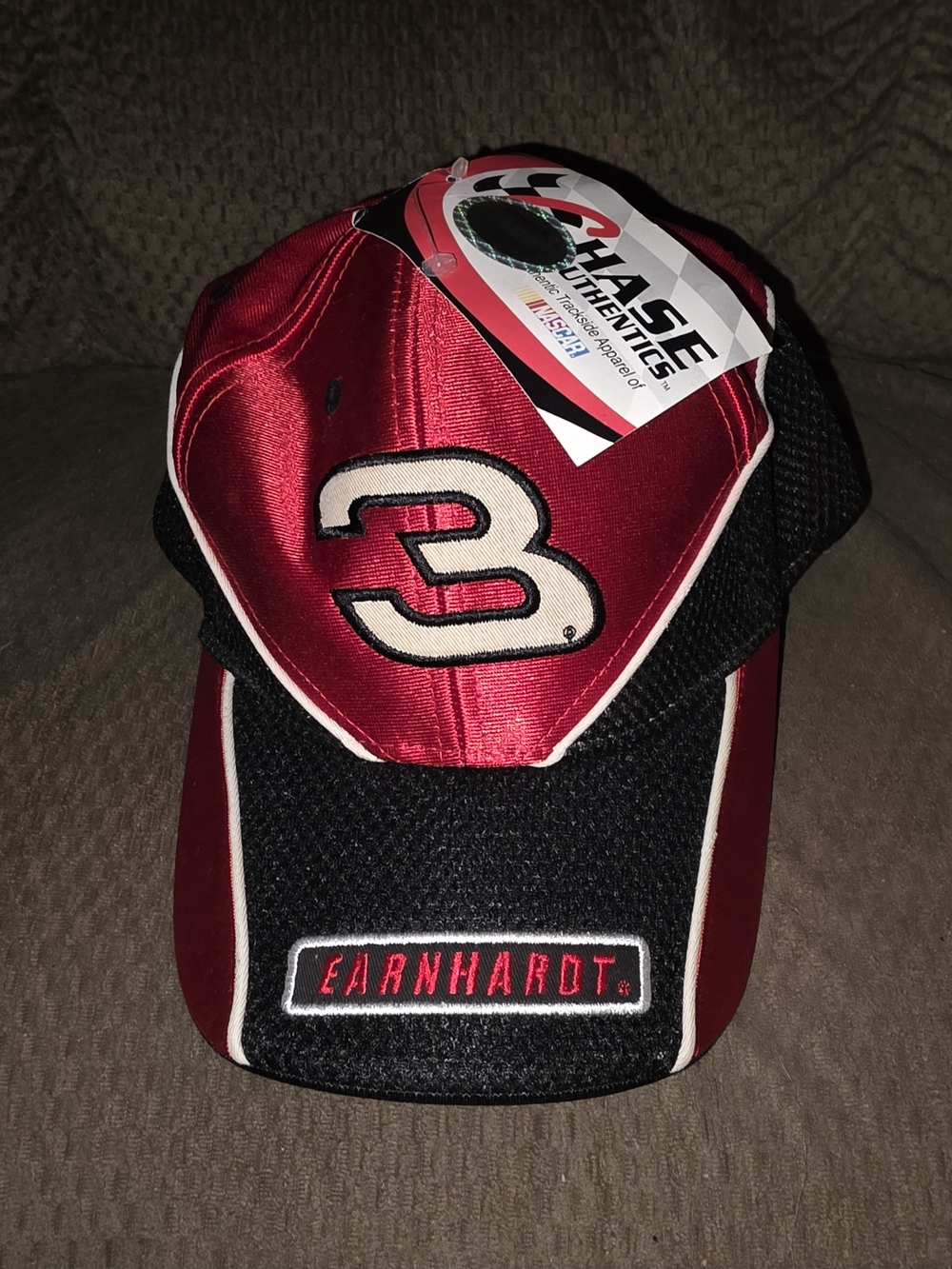Red and Black Number 3 Trucker Hat